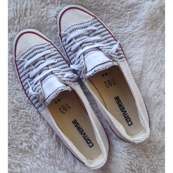 Women’s Converse slip on shoes Converse Fancy Espadrille sz 8 - Picture 1 of 10